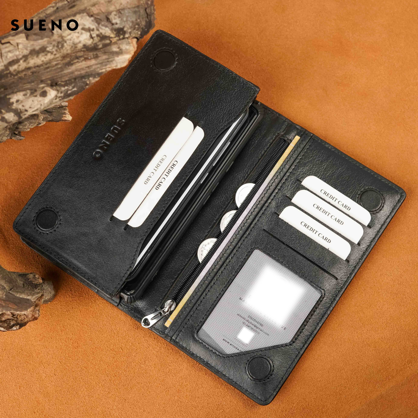 Bi-fold Long Wallet