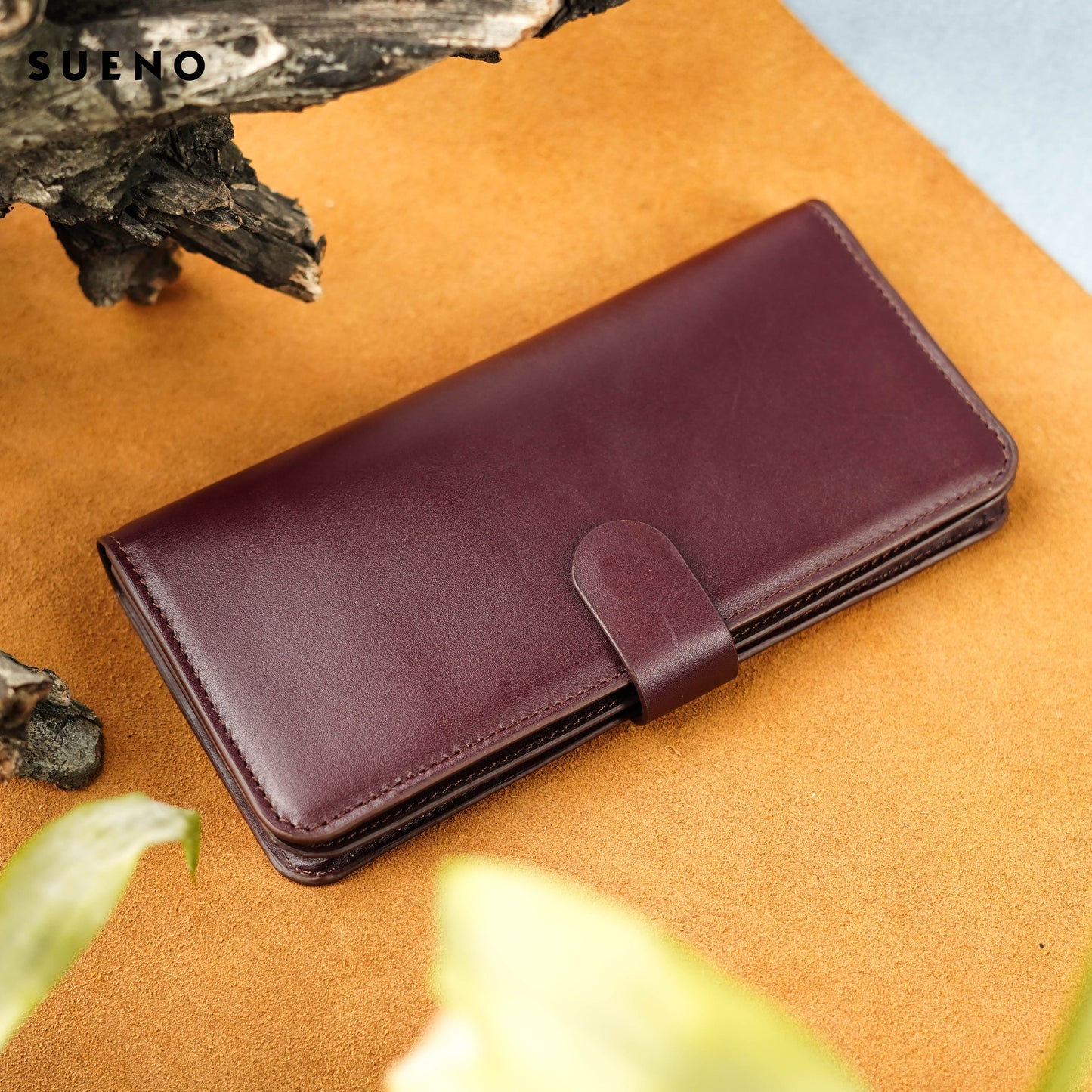 Button Long Wallet