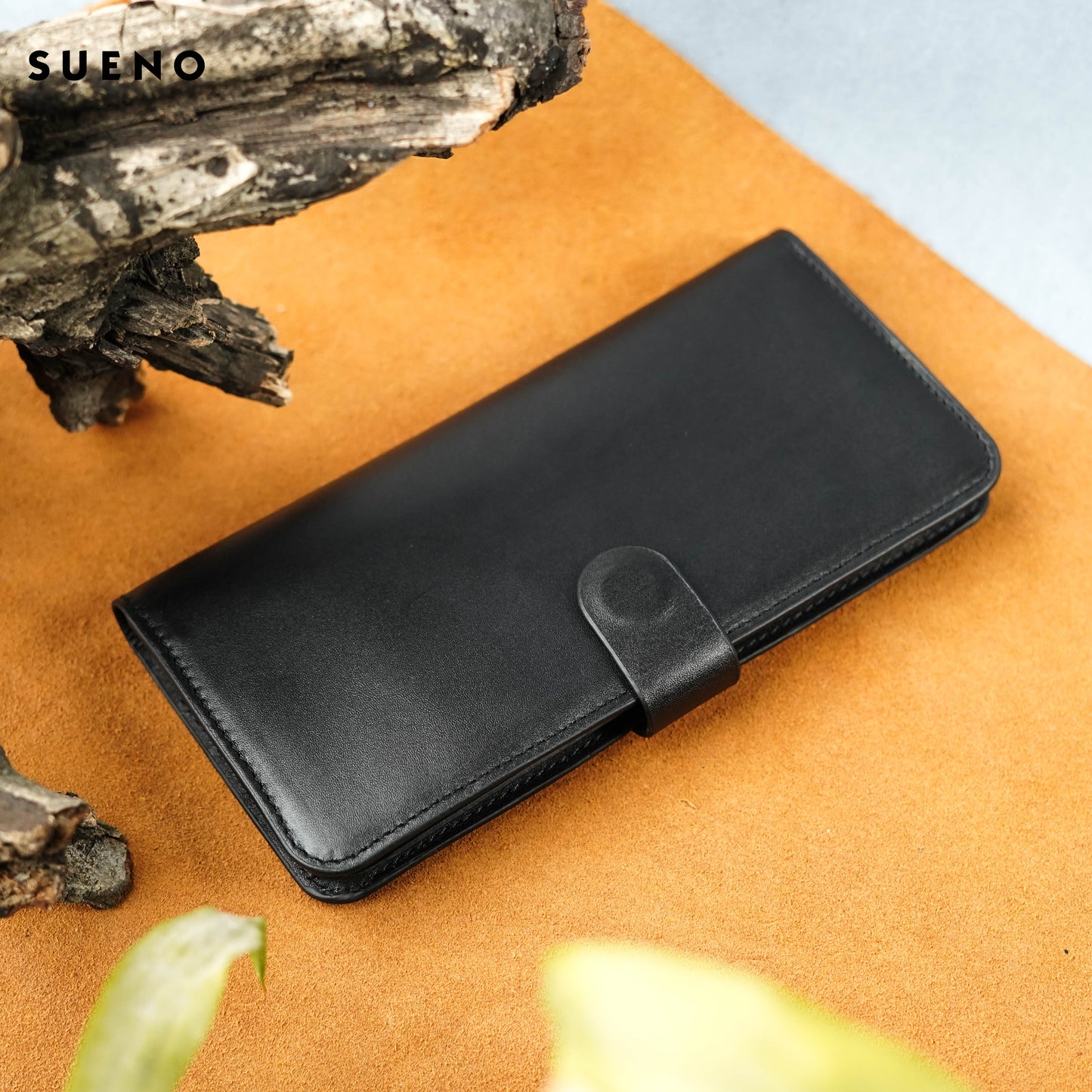 Button Long Wallet