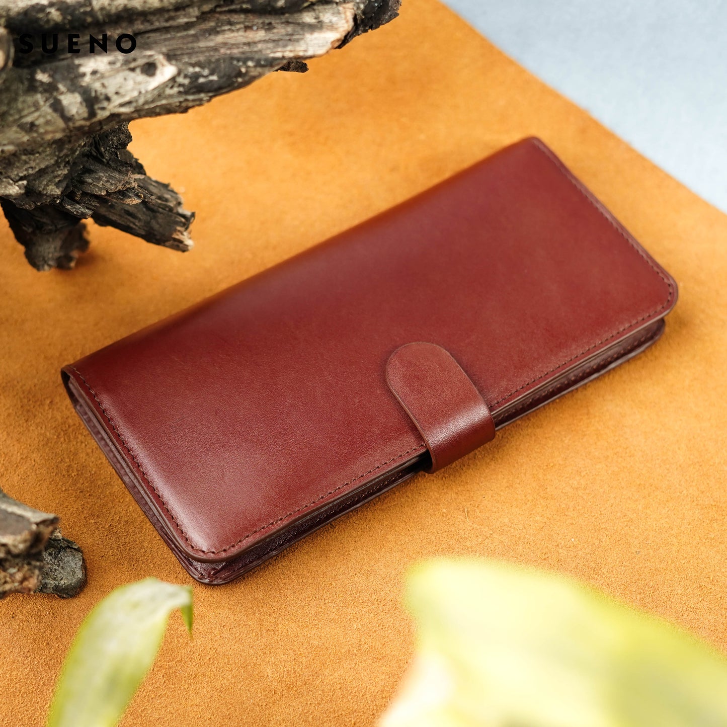 Button Long Wallet