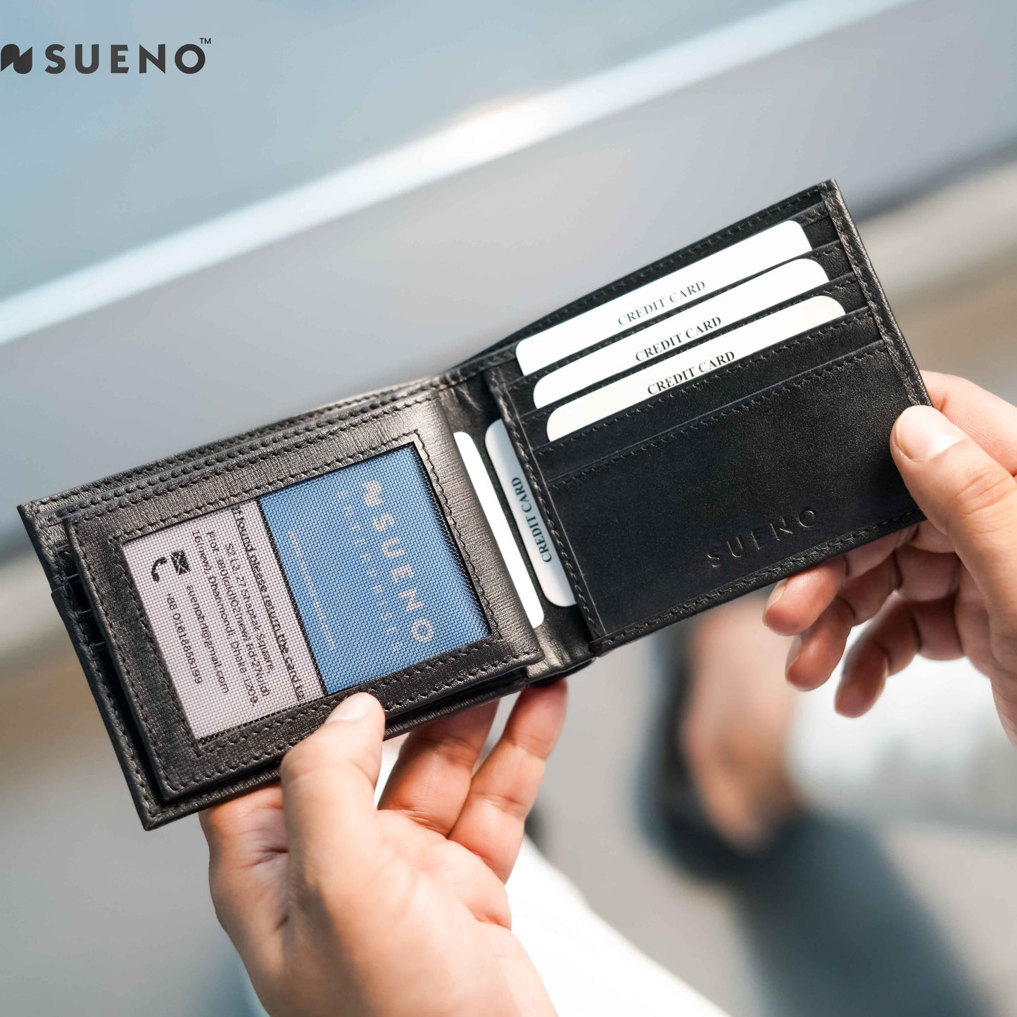 Premium Wallet and Key Chain Gift Set