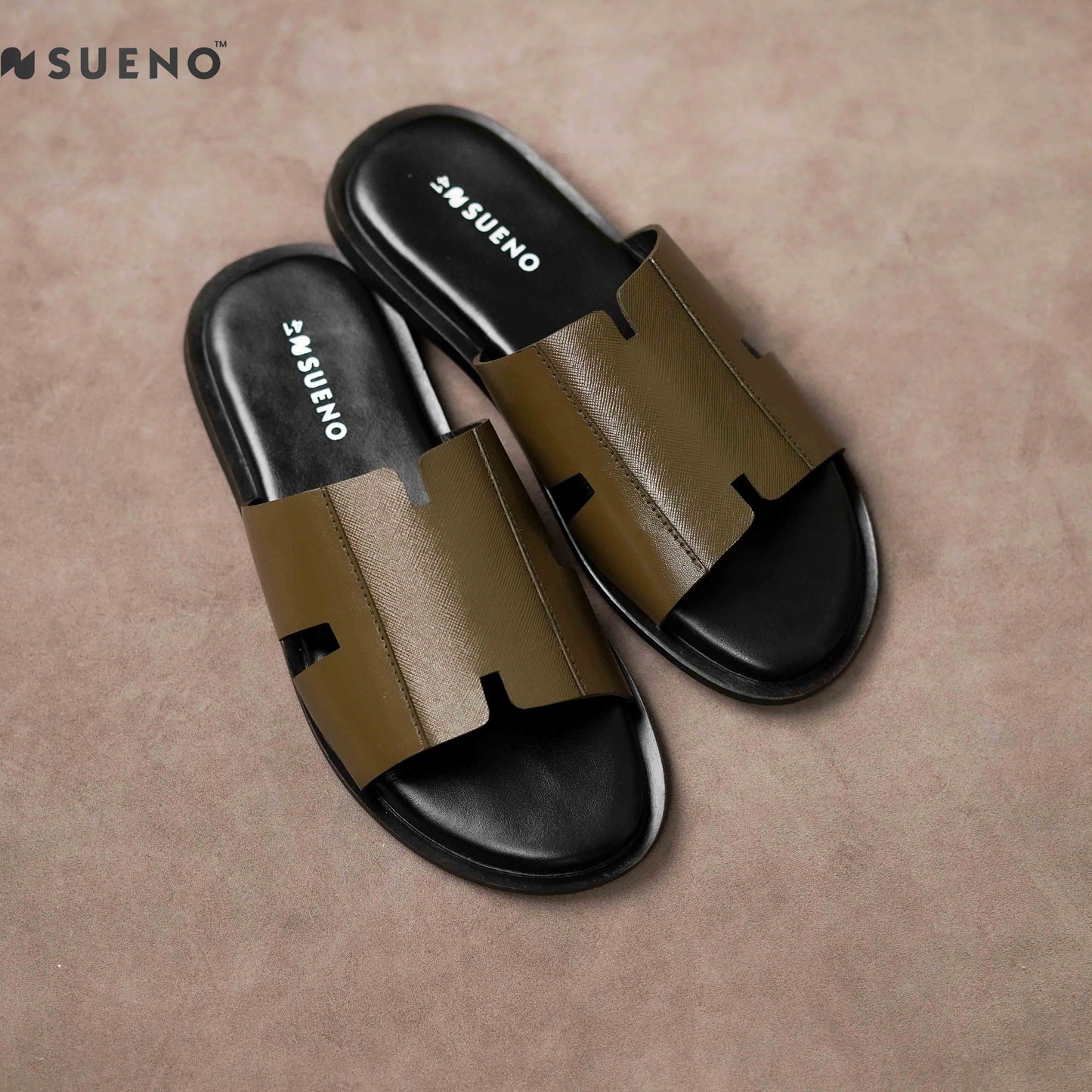 Men's Safiano Texture Sandal