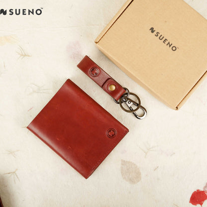Minimalist Wallet and Key Chain Gift Set