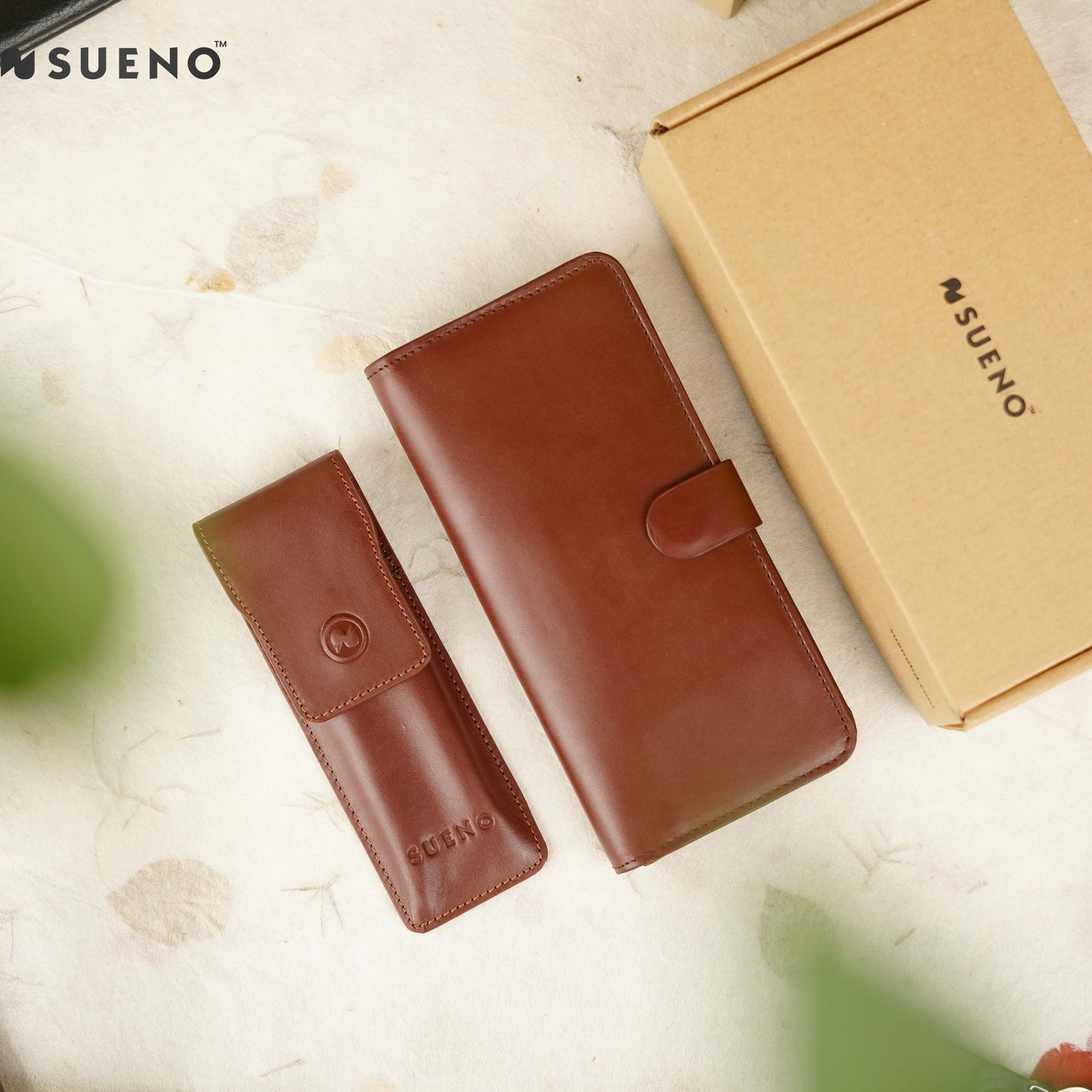 Long Wallet and Pen Holder Gift Set