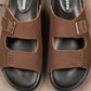 Single Buckle Nubuck Slide