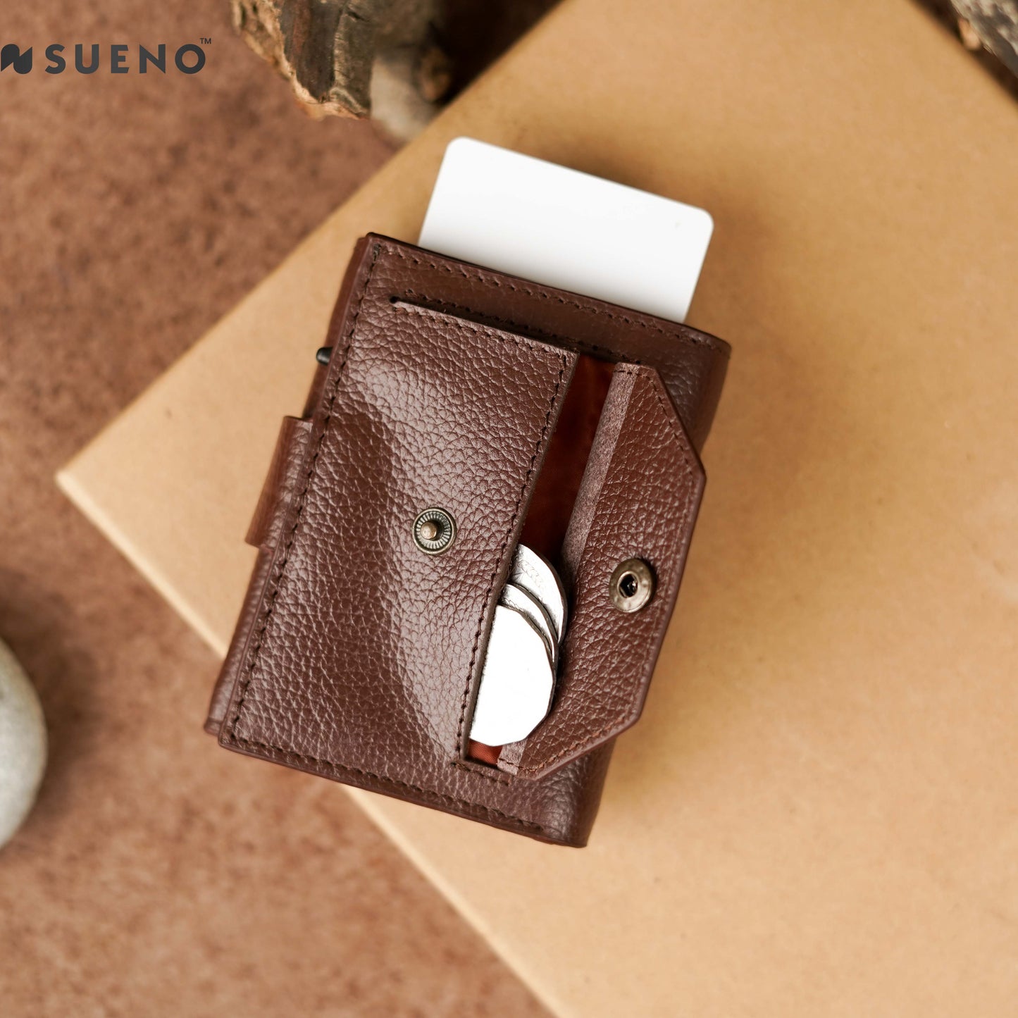 Smart Wallet with Steel Cardholder Case