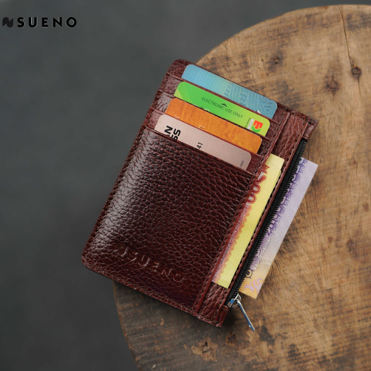 Sleek Card Holder and Key Chain Gift Set