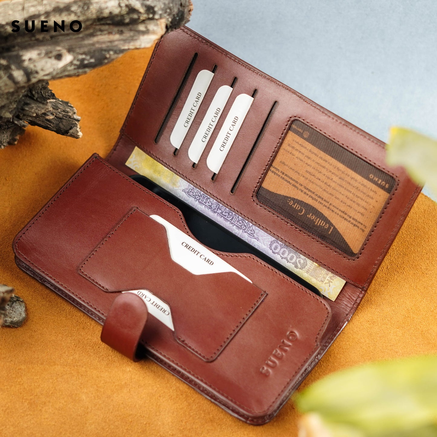 Long Wallet and Pen Holder Gift Set