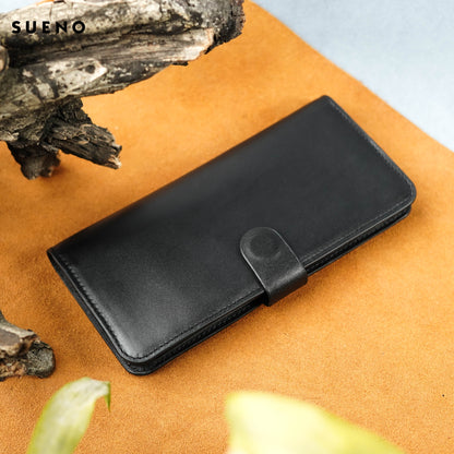Button Long Wallet