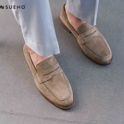 Men's Suede Penny Loafer