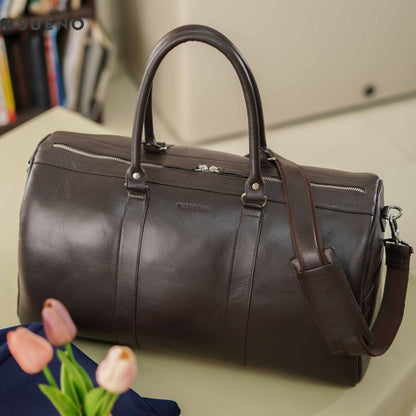 Voyager Leather Duffel Bag