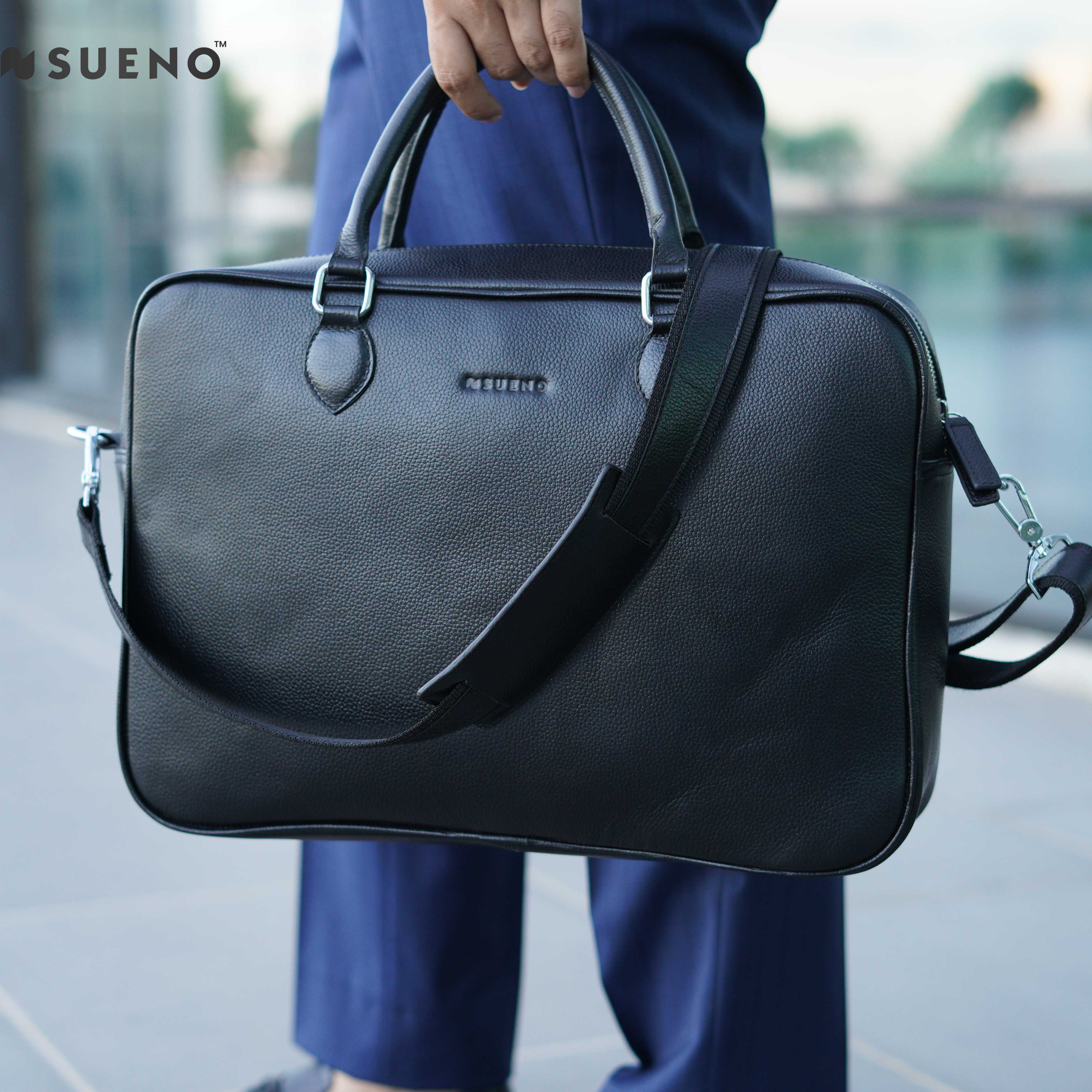 Urbane Leather Office Bag – SUENO