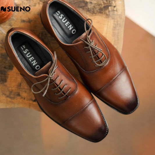 Men's Cap - Toe Oxford Dress Shoes