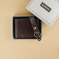 Classic Bi-Fold Wallet and Key Chain Gift Set