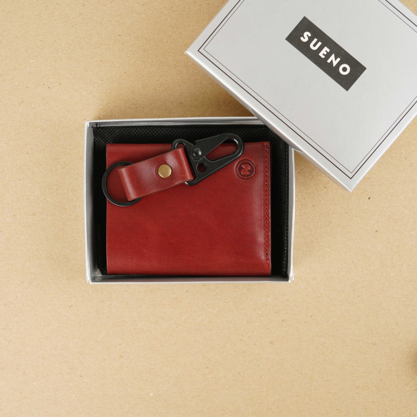 Minimalist Wallet and Key Chain Gift Set