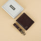 Classic Bi-Fold Wallet and Key Chain Gift Set