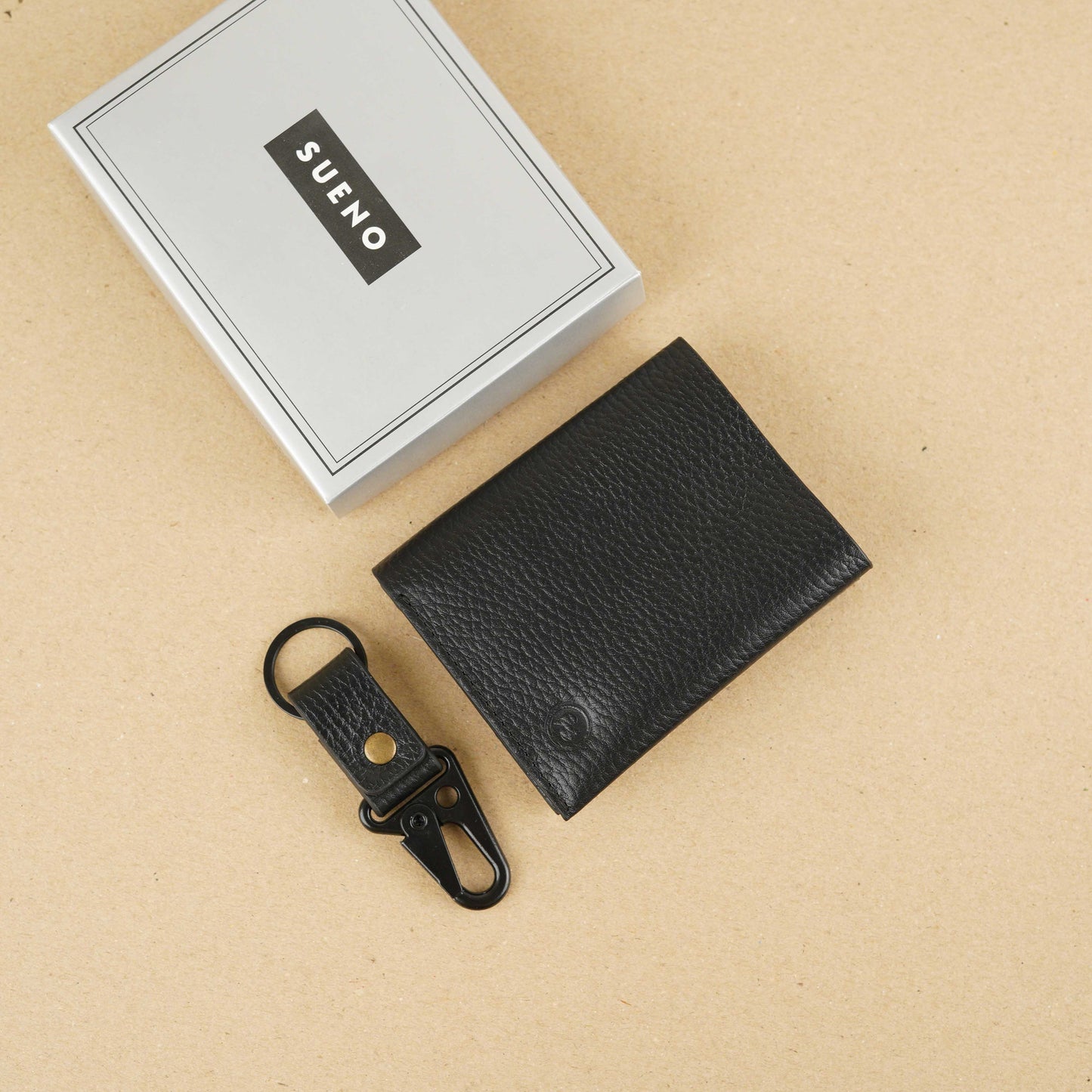 Minimalist Wallet and Key Chain Gift Set