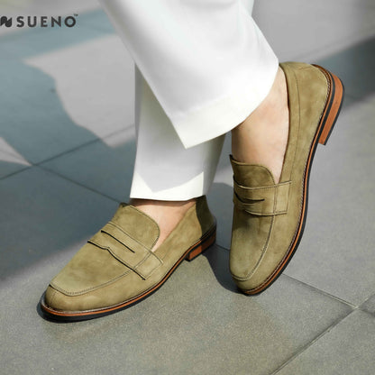 Men's Suede Penny Loafer