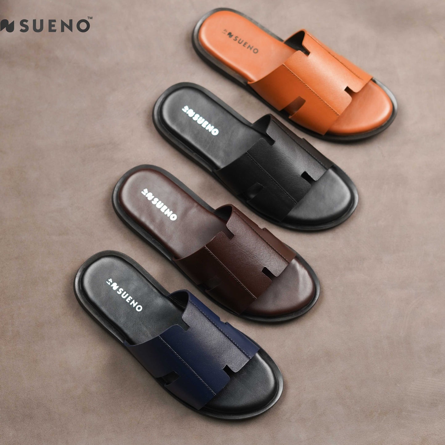 Men's Safiano Texture Sandal