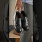 Men’s Double-monk Croco Texture Shoe