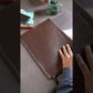 TechMaster Leather Laptop Sleeve